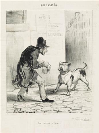 HONORÉ DAUMIER Collection of approximately 240 lithographs.
